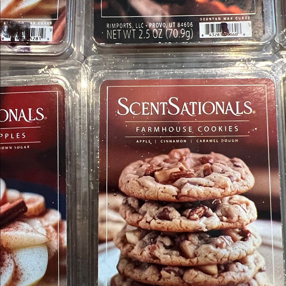 18 New fall scentsationals wax cubes melts pumpkin apple spice cinnamon - Picture 3 of 8